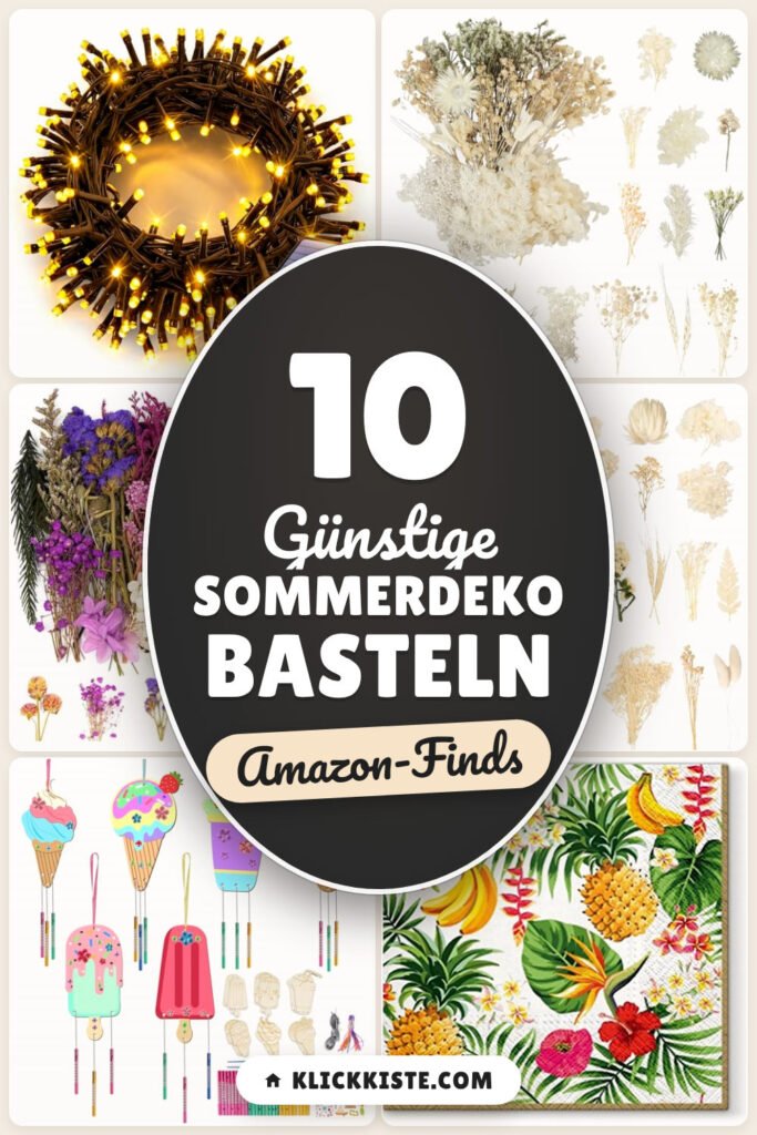 Günstige Sommerdeko basteln: 10 Amazon-Finds, schnell nachgemacht