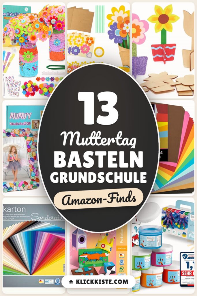Muttertag basteln Grundschule: 13 Amazon-Finds, schnell startklar