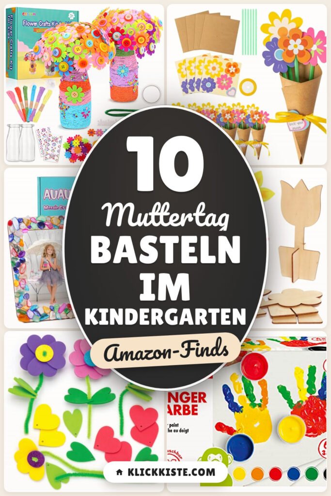 Muttertag basteln im Kindergarten: 10 Amazon-Finds, fix bereit