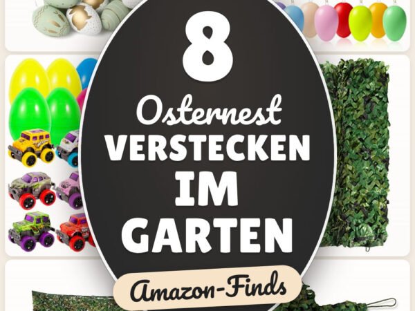 Osternest verstecken im Garten: 8 Amazon-Finds, wetterfest & clever