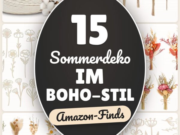 Sommerdeko im Boho-Stil: 15 Amazon-Finds, schnell selbst gemacht