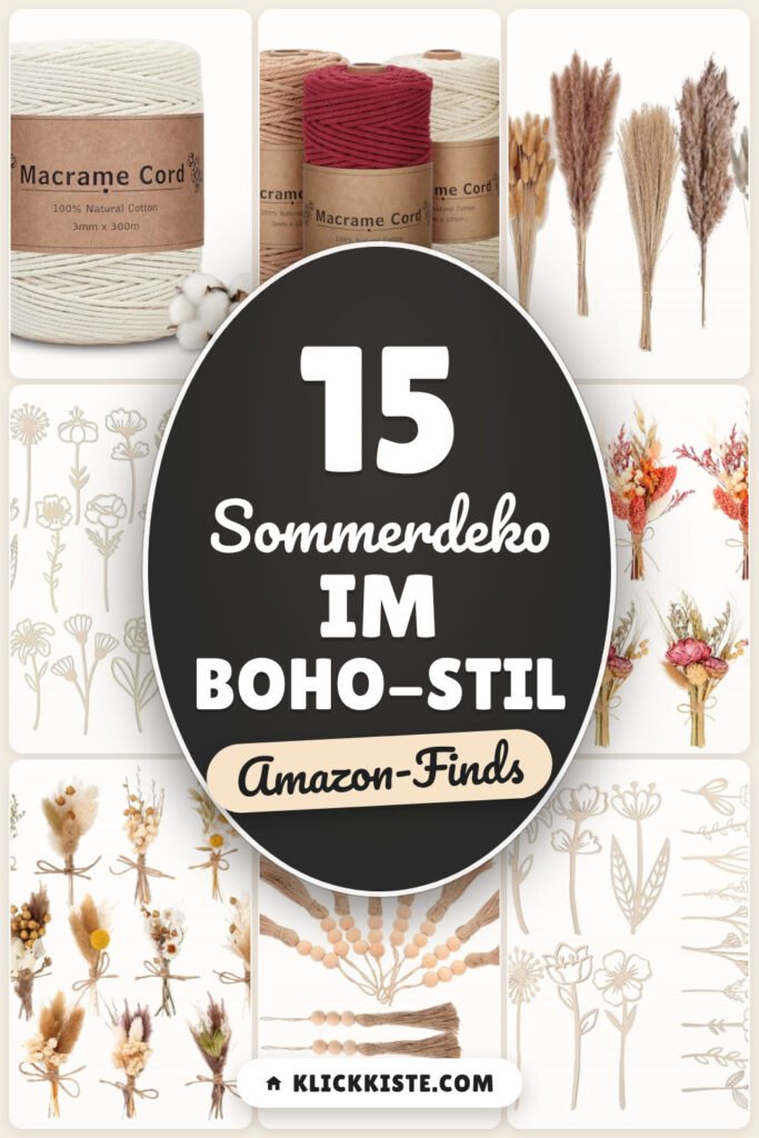 Sommerdeko im Boho-Stil: 15 Amazon-Finds, schnell selbst gemacht