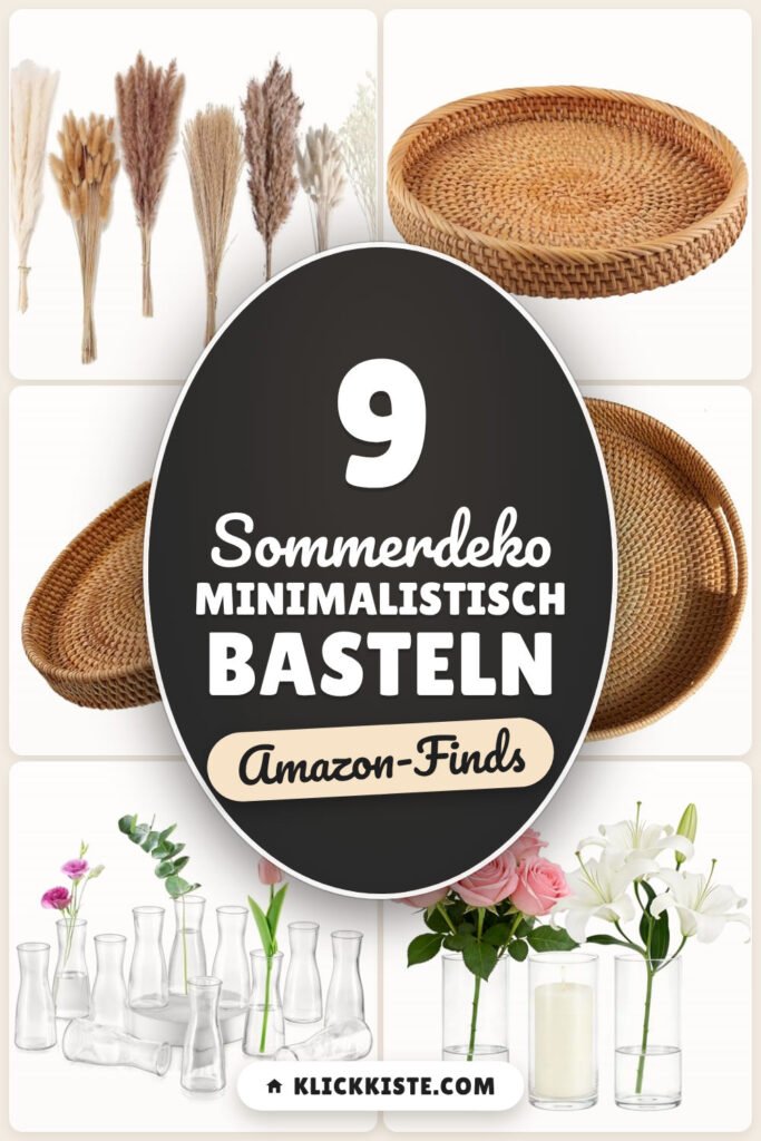 Sommerdeko minimalistisch basteln: 9 Amazon-Finds, leicht