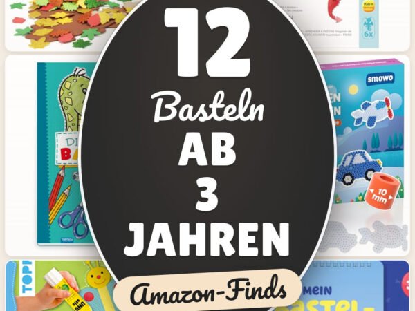 Basteln ab 3 Jahren: 12 Amazon-Finds, mit Vorlagen zum Loslegen