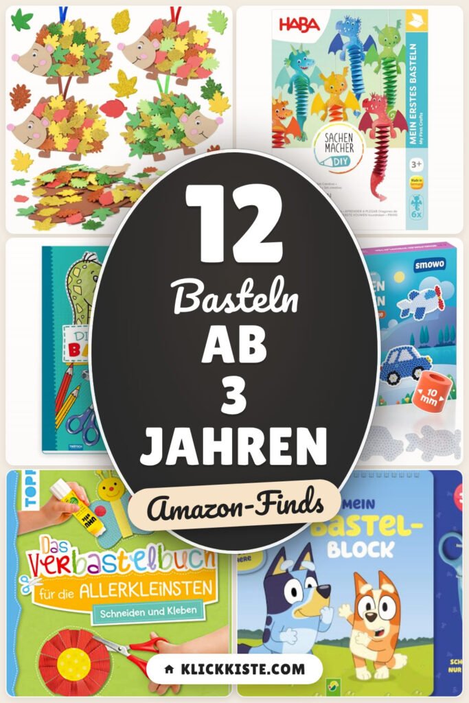 Basteln ab 3 Jahren: 12 Amazon-Finds, mit Vorlagen zum Loslegen