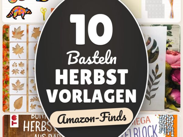 Basteln Herbst Vorlagen: 10 Amazon-Finds, sofort loslegen