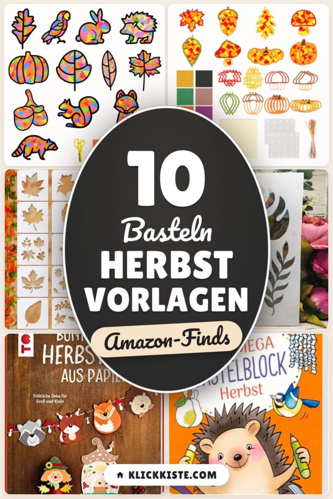 Basteln Herbst Vorlagen: 10 Amazon-Finds, sofort loslegen