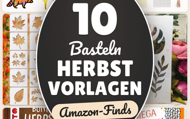 Basteln Herbst Vorlagen: 10 Amazon-Finds, sofort loslegen