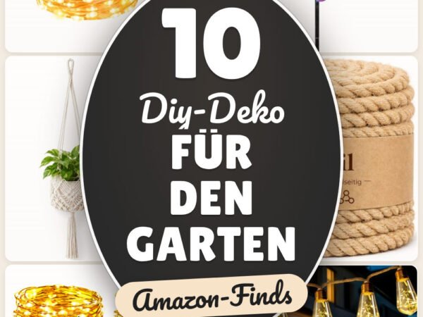 DIY-Deko für den Garten: 10 Amazon-Finds, sofort gemütlich