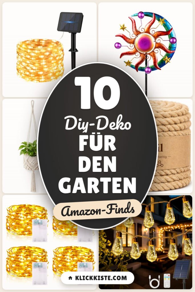 DIY-Deko für den Garten: 10 Amazon-Finds, sofort gemütlich