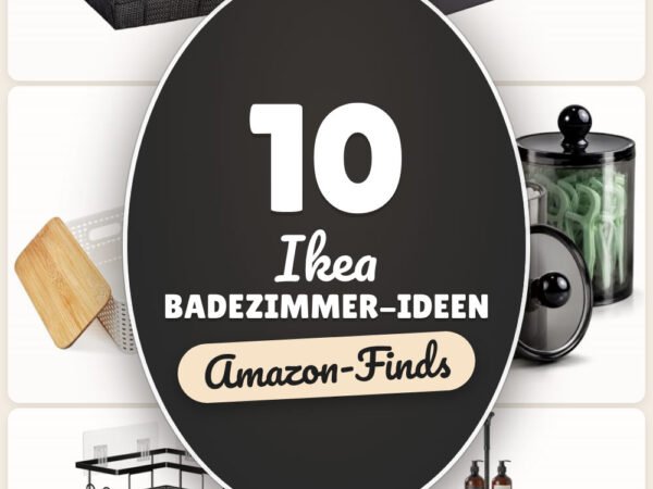 IKEA Badezimmer-Ideen: 10 Amazon-Finds, Ordnung auf wenig Platz