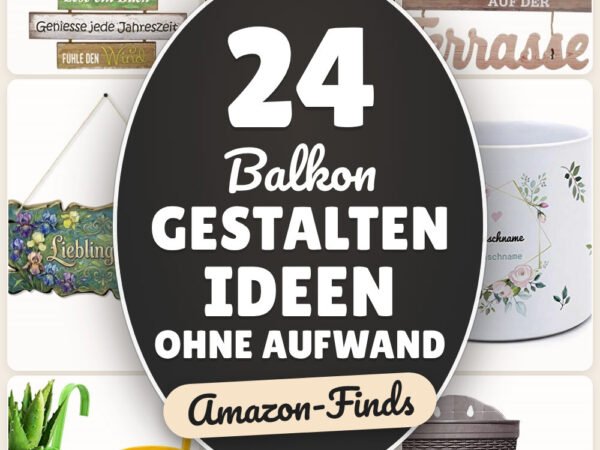 Balkon gestalten Ideen ohne Aufwand: 24 Amazon-Finds
