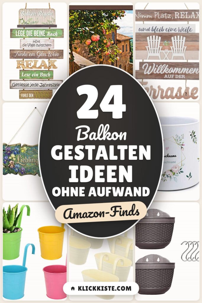 Balkon gestalten Ideen ohne Aufwand: 24 Amazon-Finds