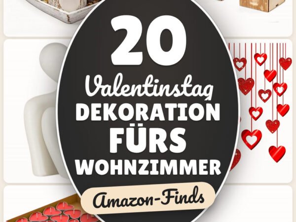 Valentinstag Dekoration fürs Wohnzimmer: 20 Amazon-Finds