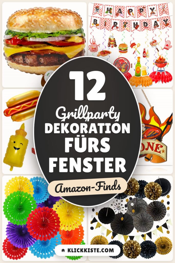 Grillparty Dekoration fürs Fenster: 12 Amazon-Finds