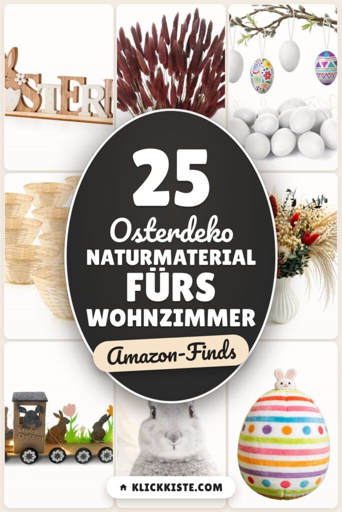 Osterdeko Naturmaterial fürs Wohnzimmer: 25 Amazon-Finds
