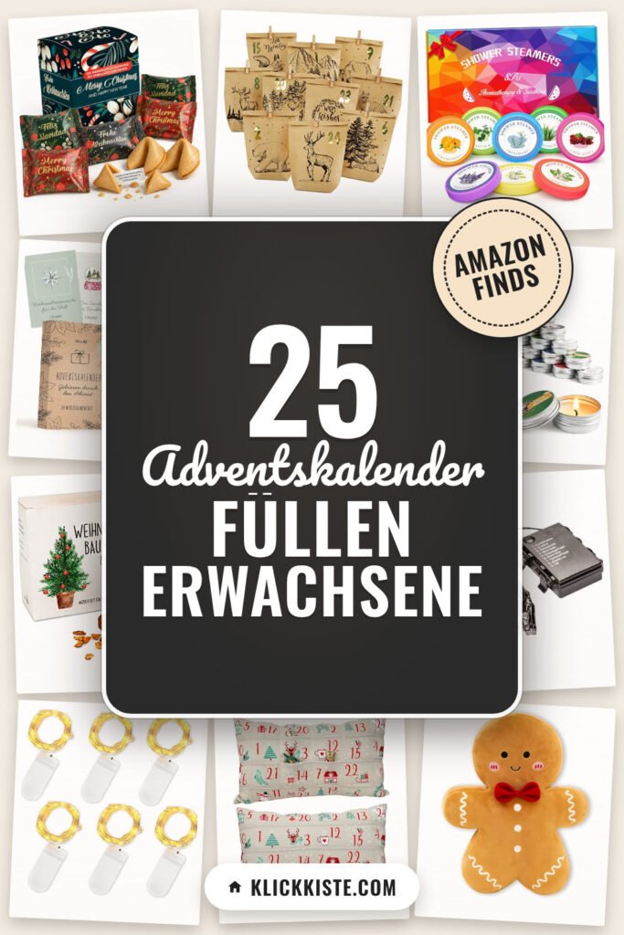 Adventskalender füllen Erwachsene: 25 Amazon-Finds