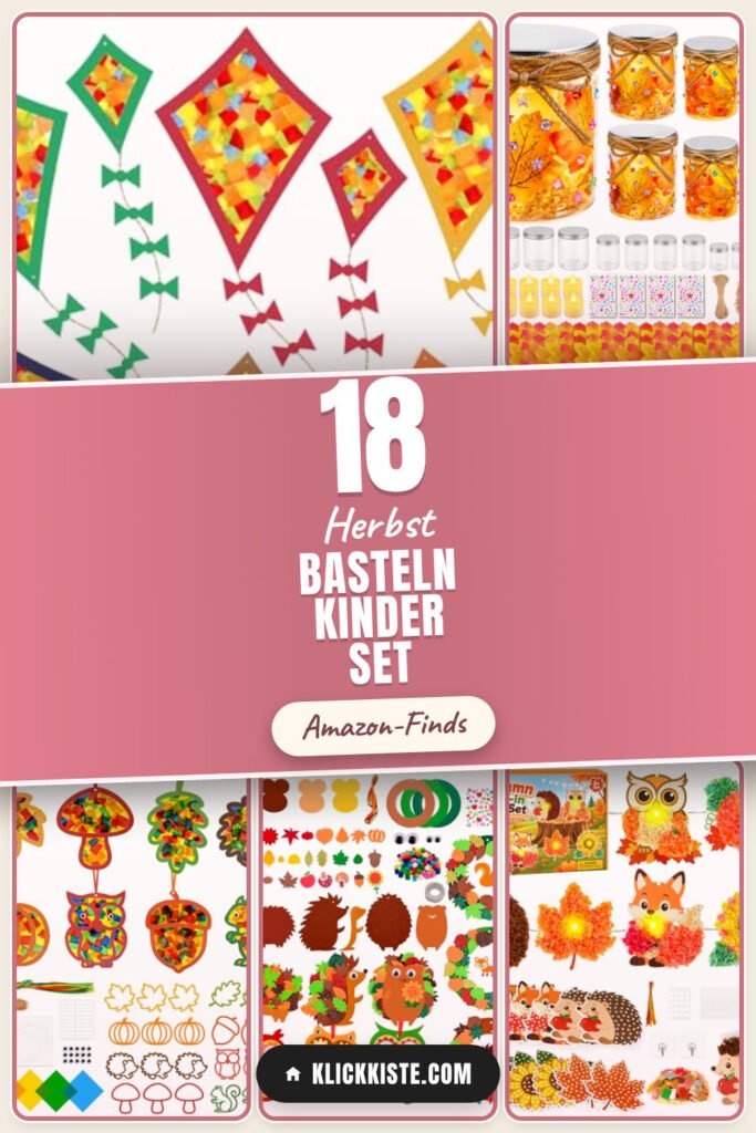 Herbst basteln Kinder Set: 18 Amazon-Finds, die sich wirklich lohnen