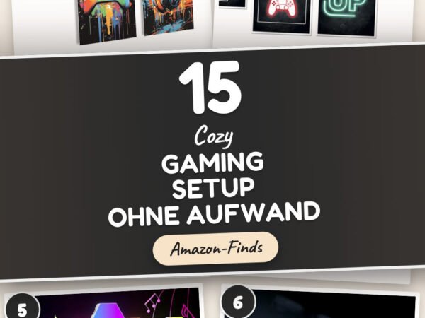 Cozy Gaming Setup ohne Aufwand: 15 Amazon-Finds, die du lieben wirst