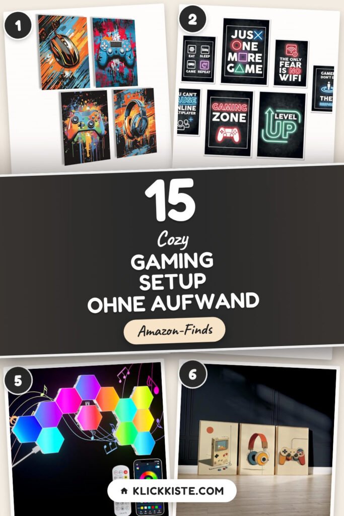 Cozy Gaming Setup ohne Aufwand: 15 Amazon-Finds, die du lieben wirst