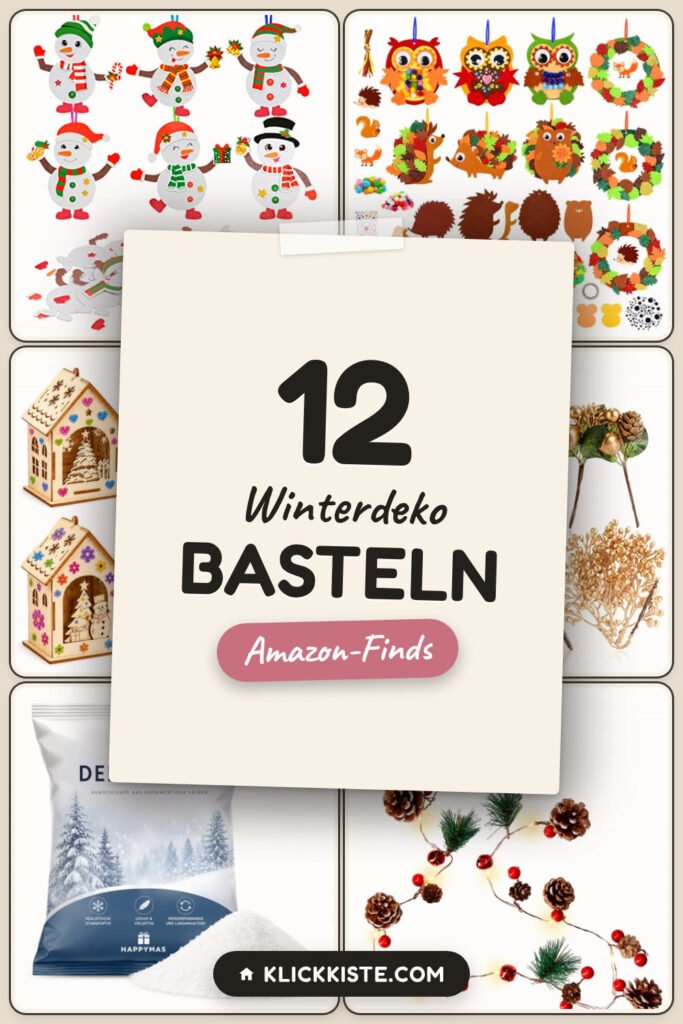 Winterdeko basteln: 12 Amazon-Finds, die sofort Freude machen