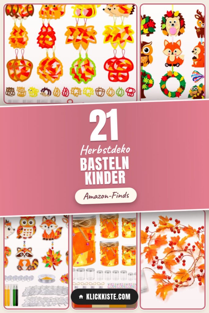 Herbstdeko basteln Kinder: 21 Amazon-Finds, die sofort Freude machen