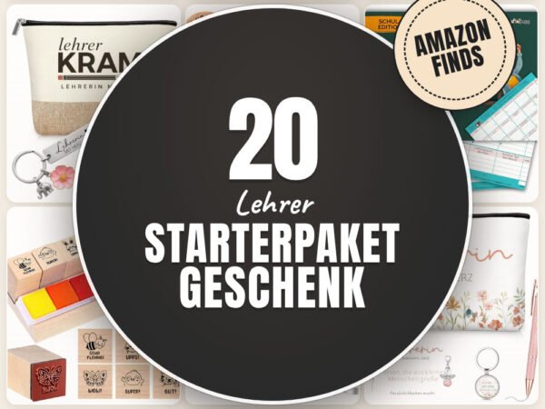 Lehrer Starterpaket Geschenk: 20 Amazon-Finds, die sofort Freude machen