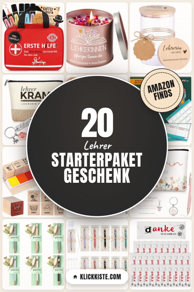 Lehrer Starterpaket Geschenk: 20 Amazon-Finds, die sofort Freude machen