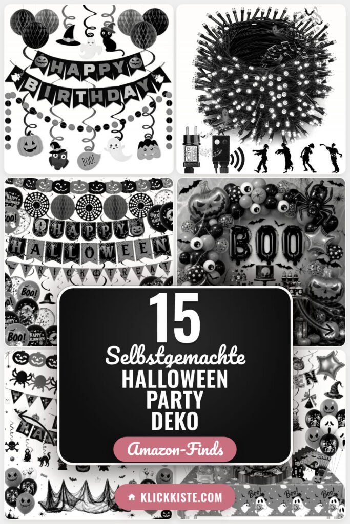 Selbstgemachte Halloween Party Deko: 15 Amazon-Finds