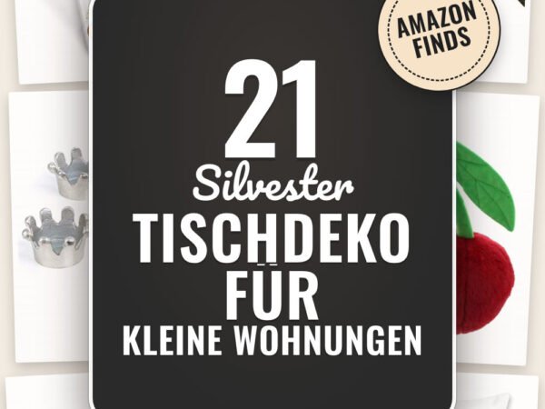 Silvester Tischdeko für kleine Wohnungen: 21 Amazon-Finds
