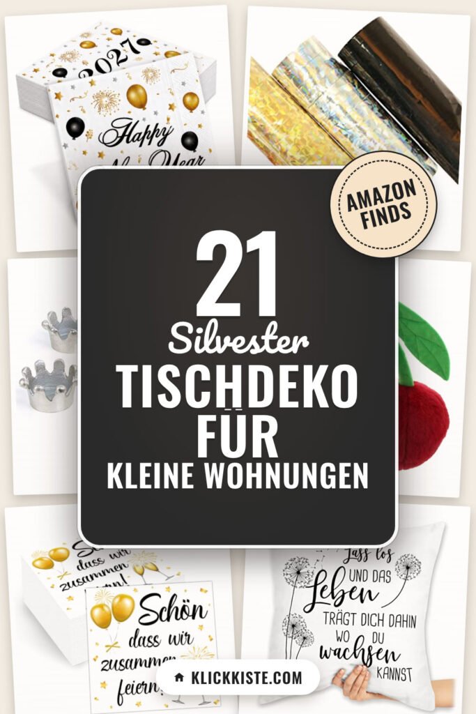 Silvester Tischdeko für kleine Wohnungen: 21 Amazon-Finds