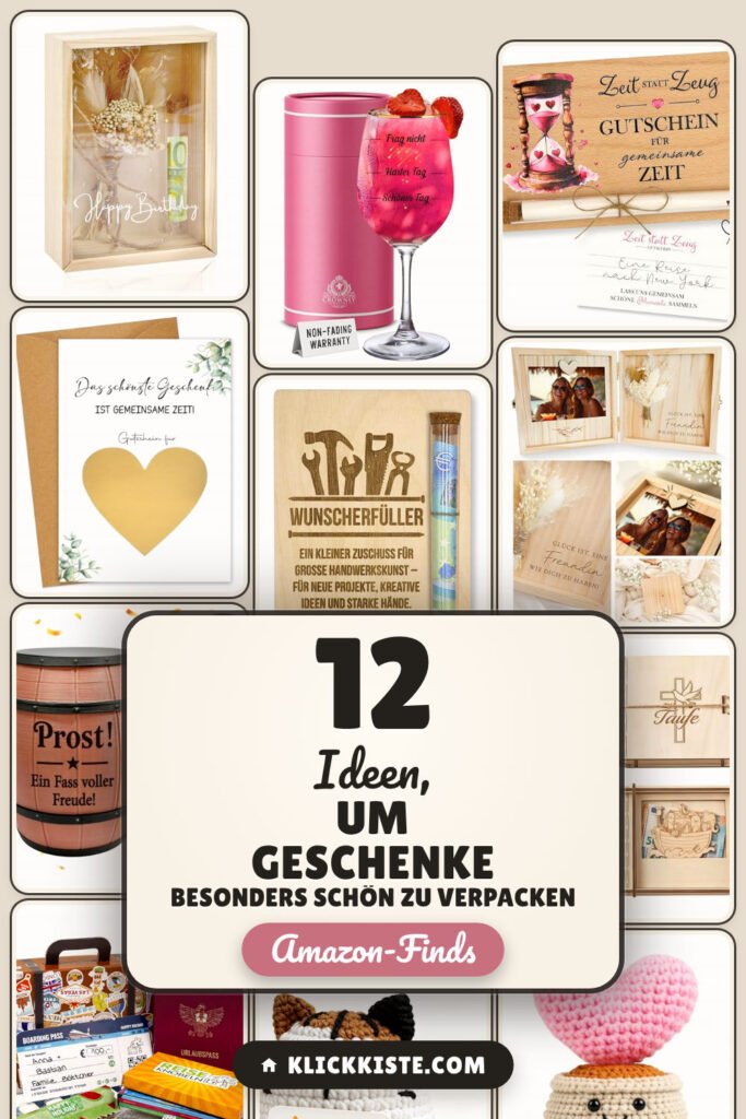 Ideen, um Geschenke Besonders schön zu verpacken: 12 Amazon-Finds