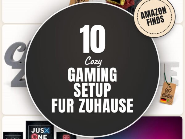 Cozy Gaming Setup für zuhause: 10 Amazon-Finds, die sich wirklich lohnen
