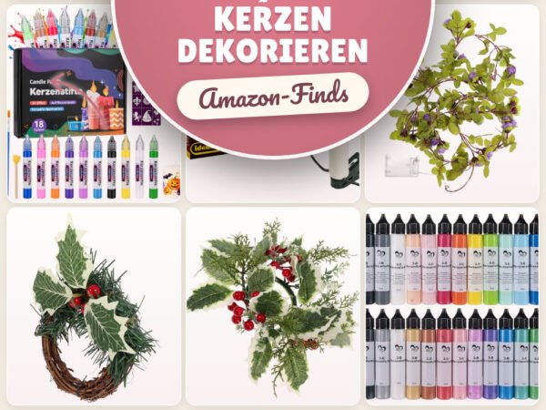 Selbstgemachte Kerzen dekorieren: 24 Amazon-Finds, die du lieben wirst