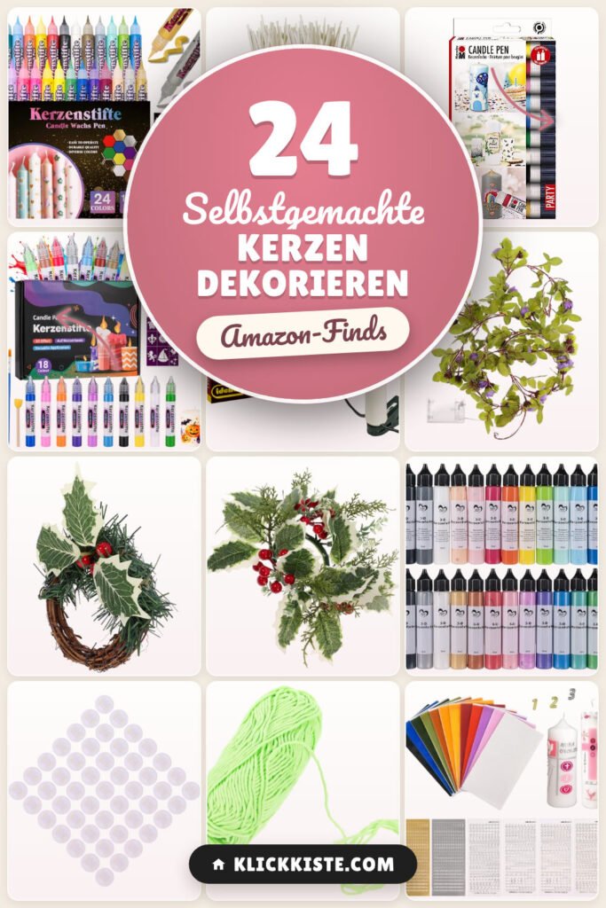 Selbstgemachte Kerzen dekorieren: 24 Amazon-Finds, die du lieben wirst