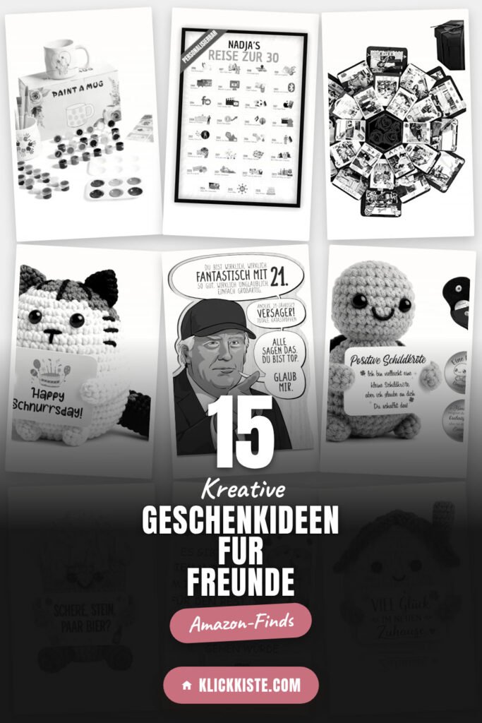 Kreative Geschenkideen für Freunde: 15 Amazon-Finds