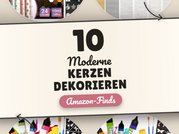 Moderne Kerzen dekorieren: 10 Amazon-Finds, die jeden Cent wert sind
