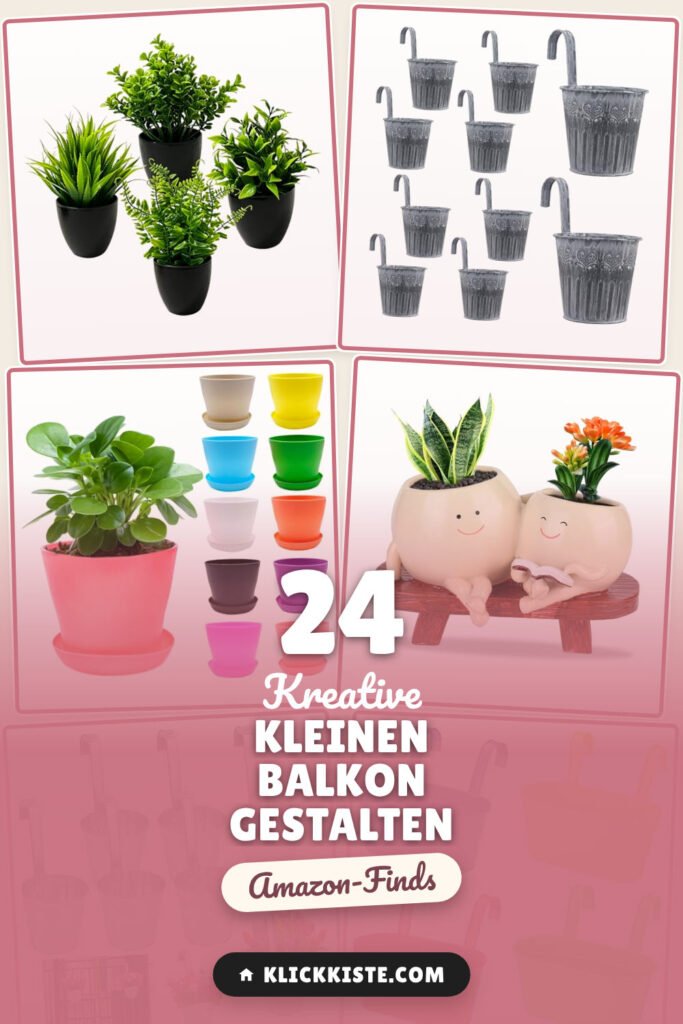Kreative kleinen Balkon gestalten: 24 Amazon-Finds, die jeder braucht