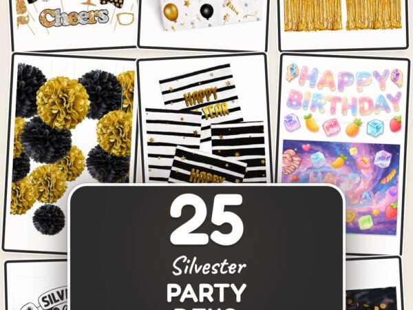 Silvester Party Deko Ideen: 25 Amazon-Finds, die den Alltag leichter machen