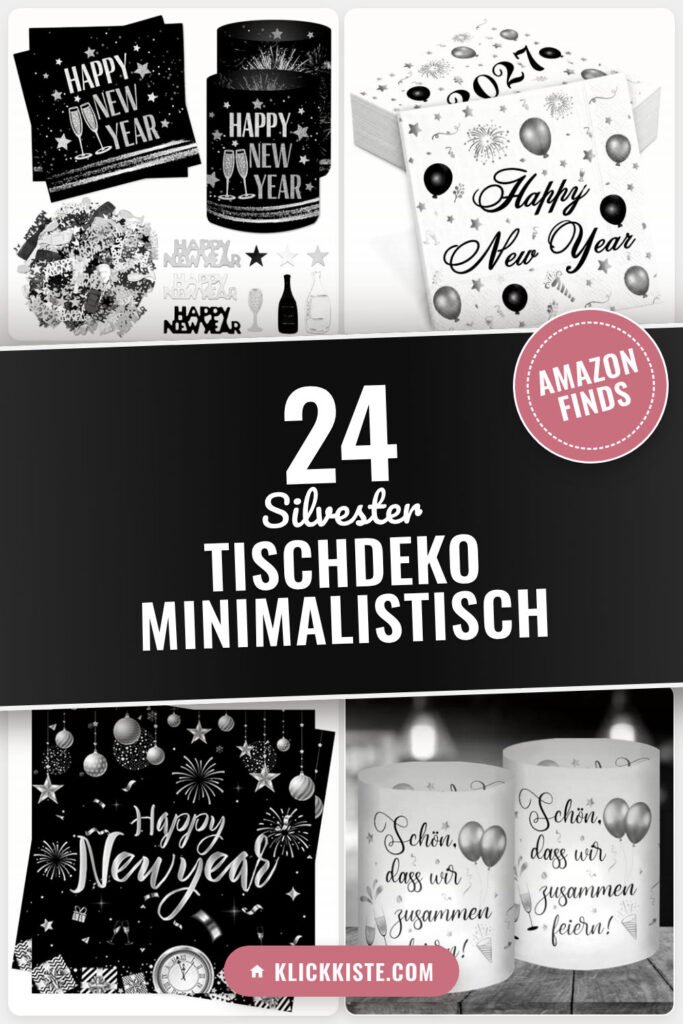 Silvester Tischdeko Minimalistisch: 24 Amazon-Finds, die jeder braucht