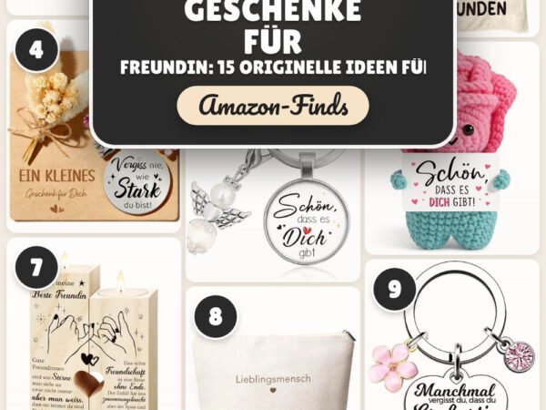 Beste Geschenke für Freundin: 15 originelle Ideen für 2026: 25 Amazon-Finds