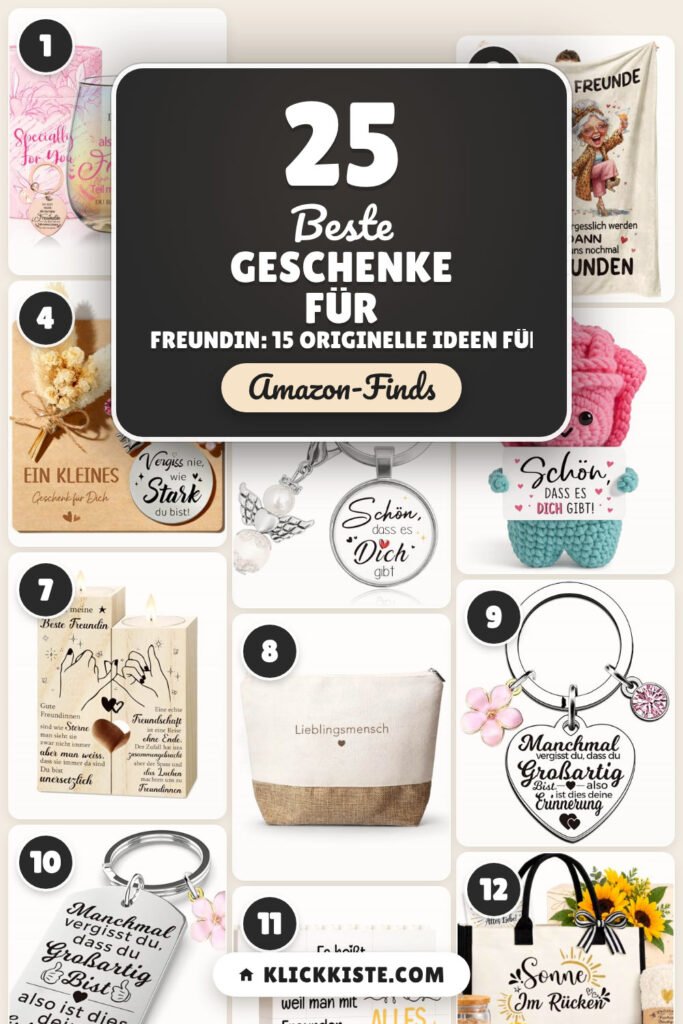 Beste Geschenke für Freundin: 15 originelle Ideen für 2026: 25 Amazon-Finds