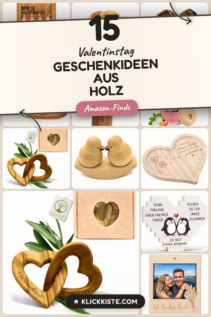 Valentinstag Geschenkideen aus Holz: 15 Amazon-Finds, die du lieben wirst