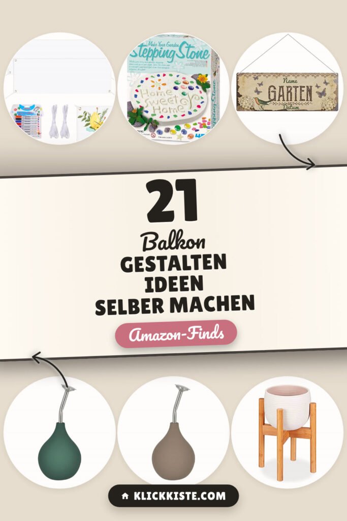 Balkon gestalten Ideen selber machen: 21 Amazon-Finds