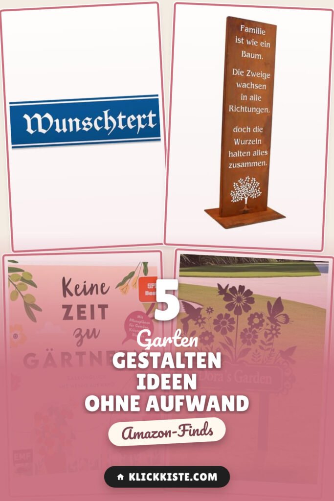 Garten gestalten Ideen ohne Aufwand: 5 Amazon-Finds, die du lieben wirst